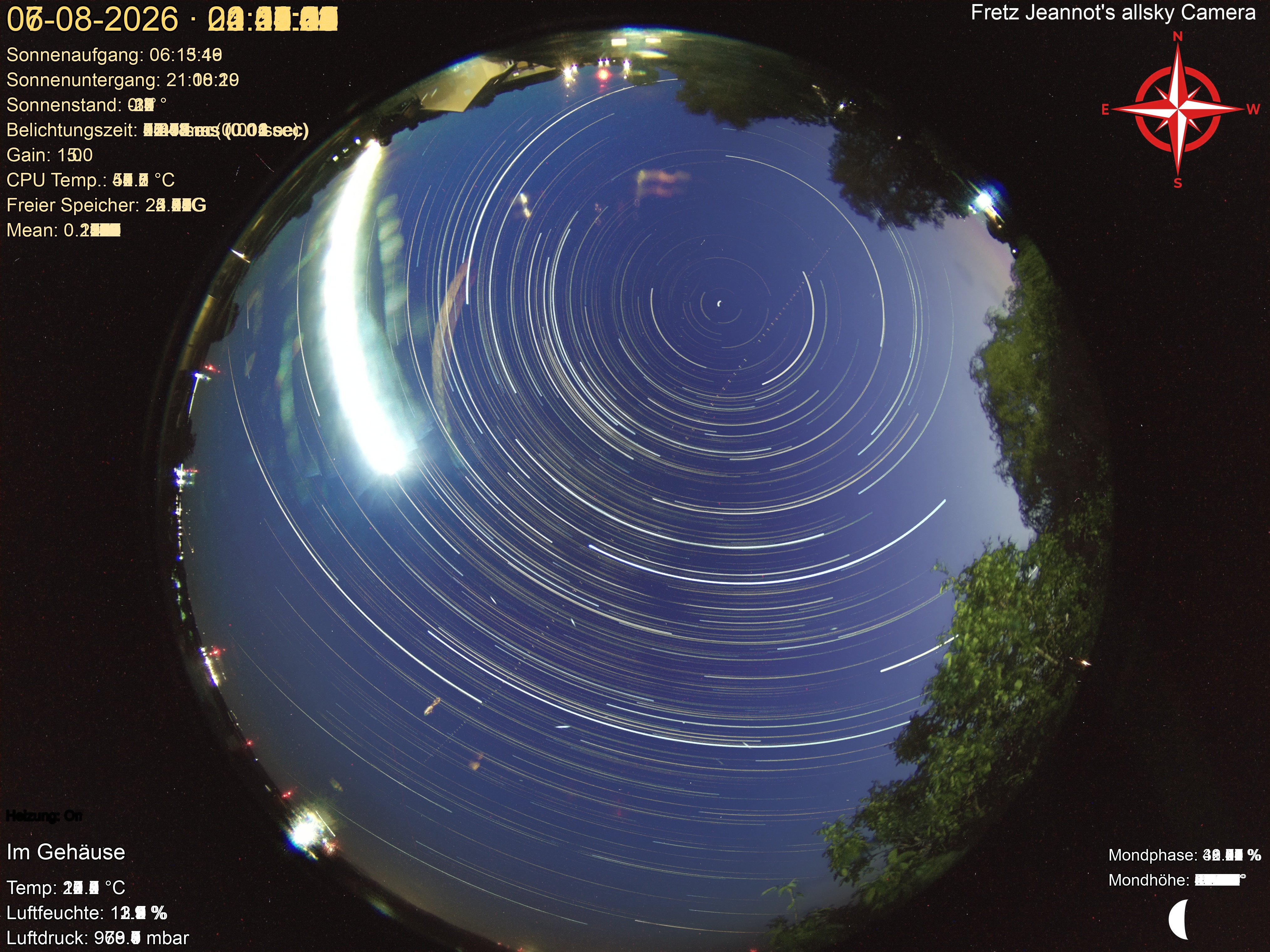 Startrail Bild: 06.08.2026