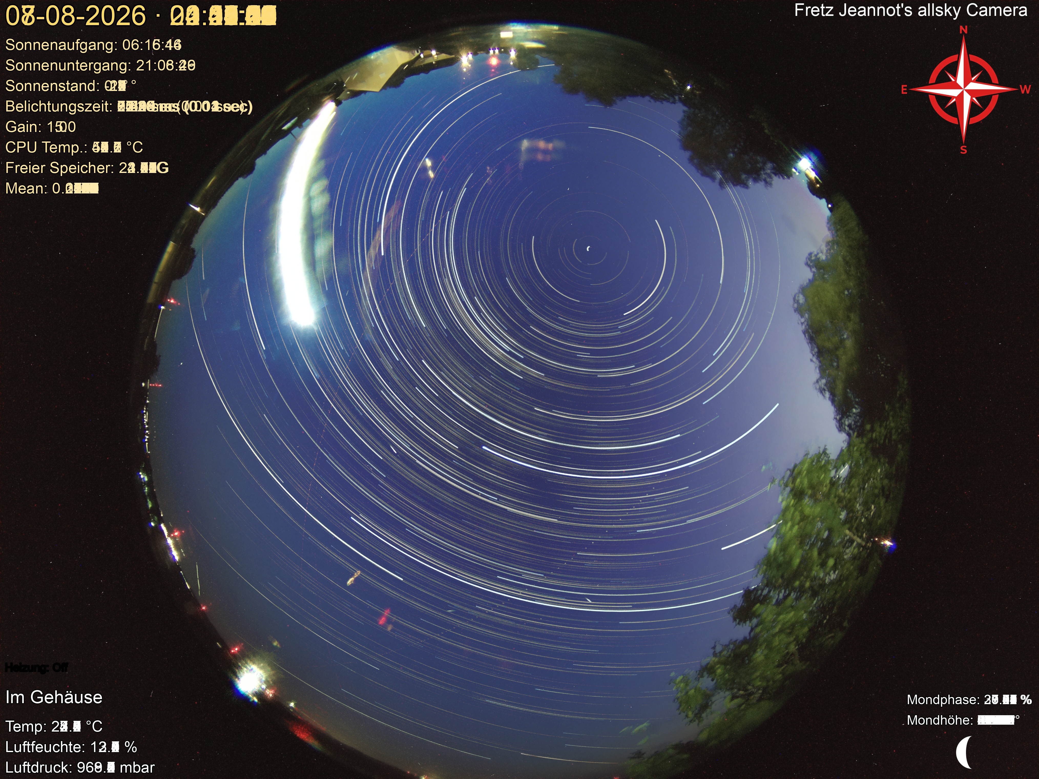 Startrail Bild: 07.08.2026