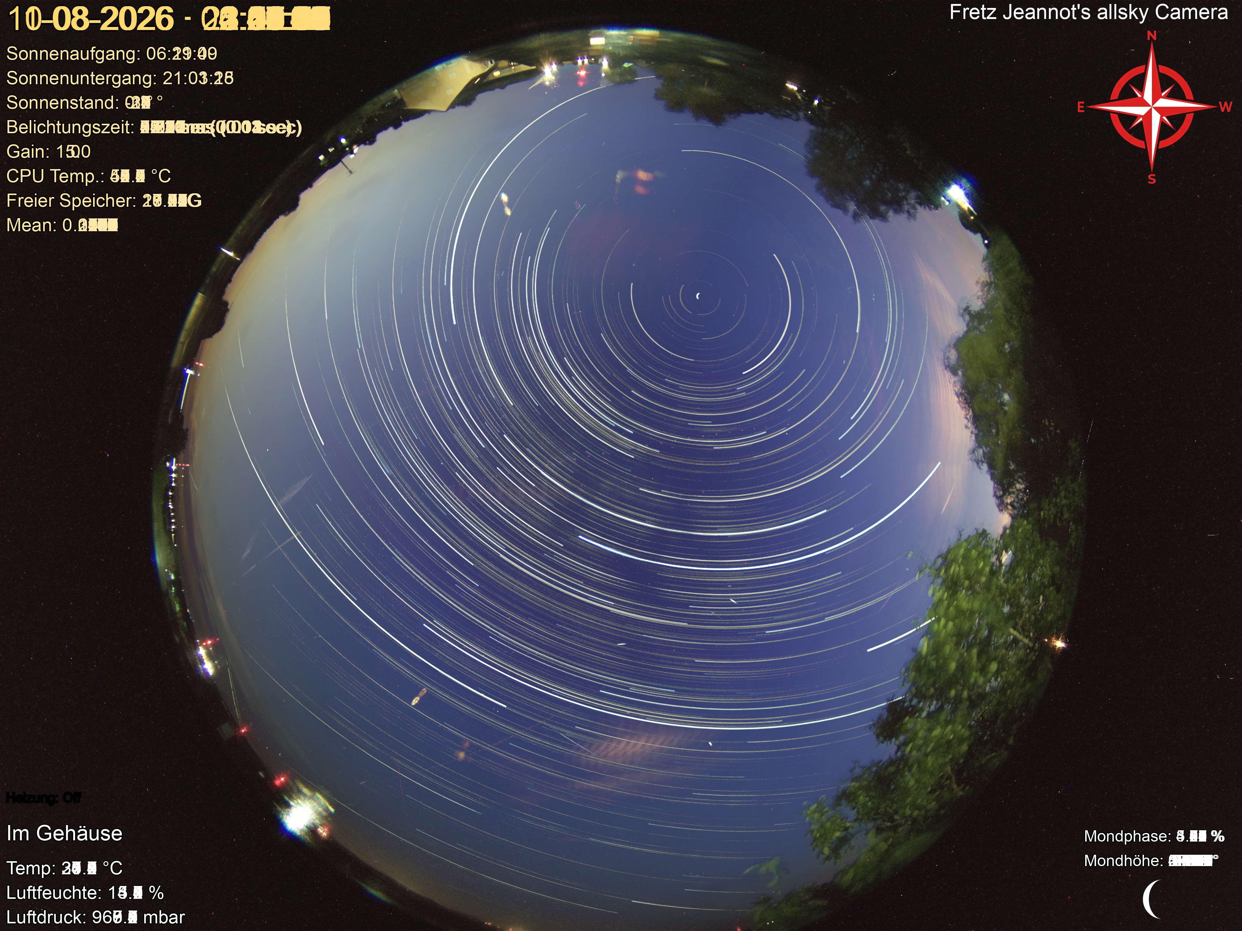 Startrail Bild: 10.08.2026