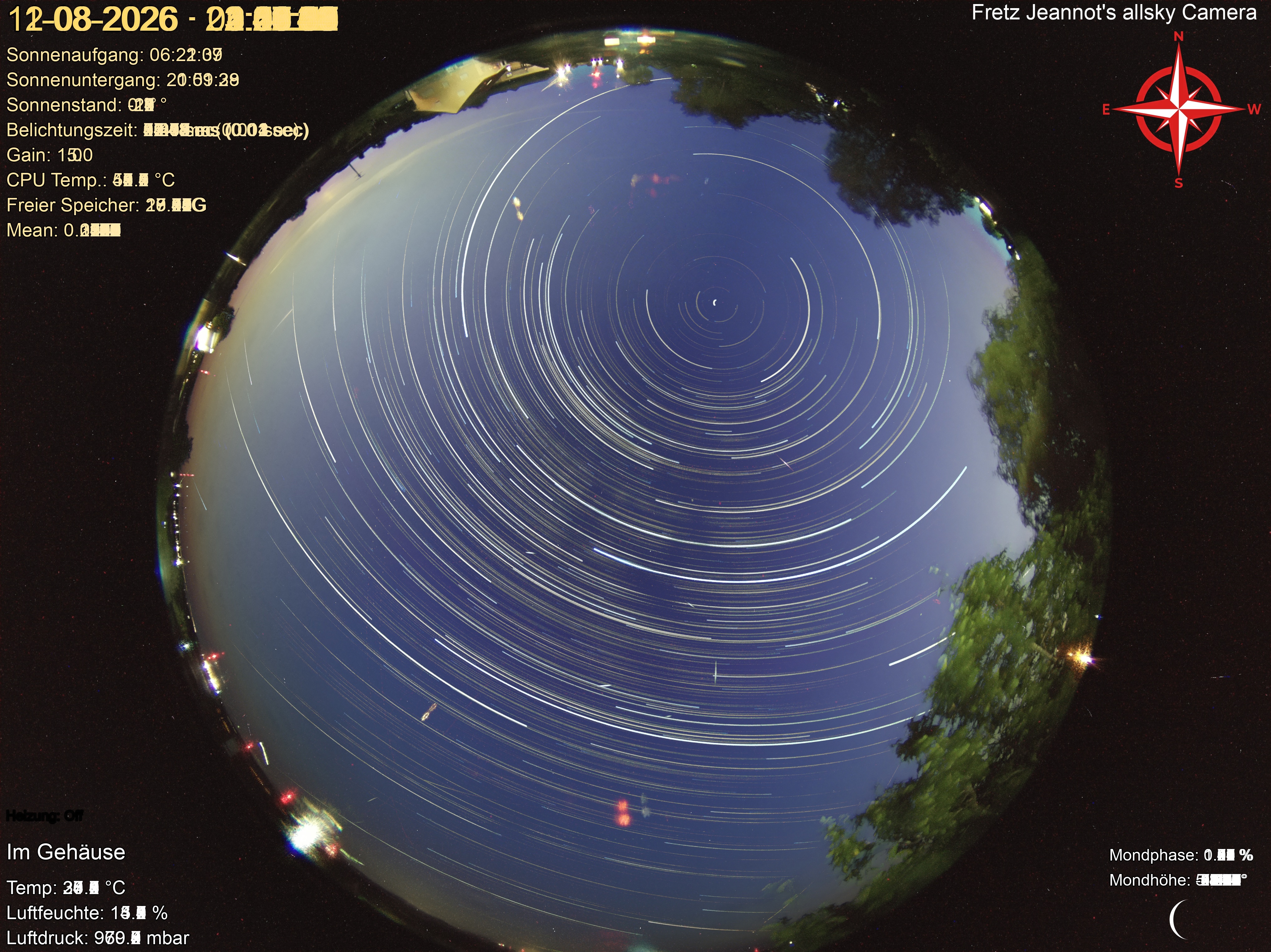 Startrail Bild: 11.08.2026