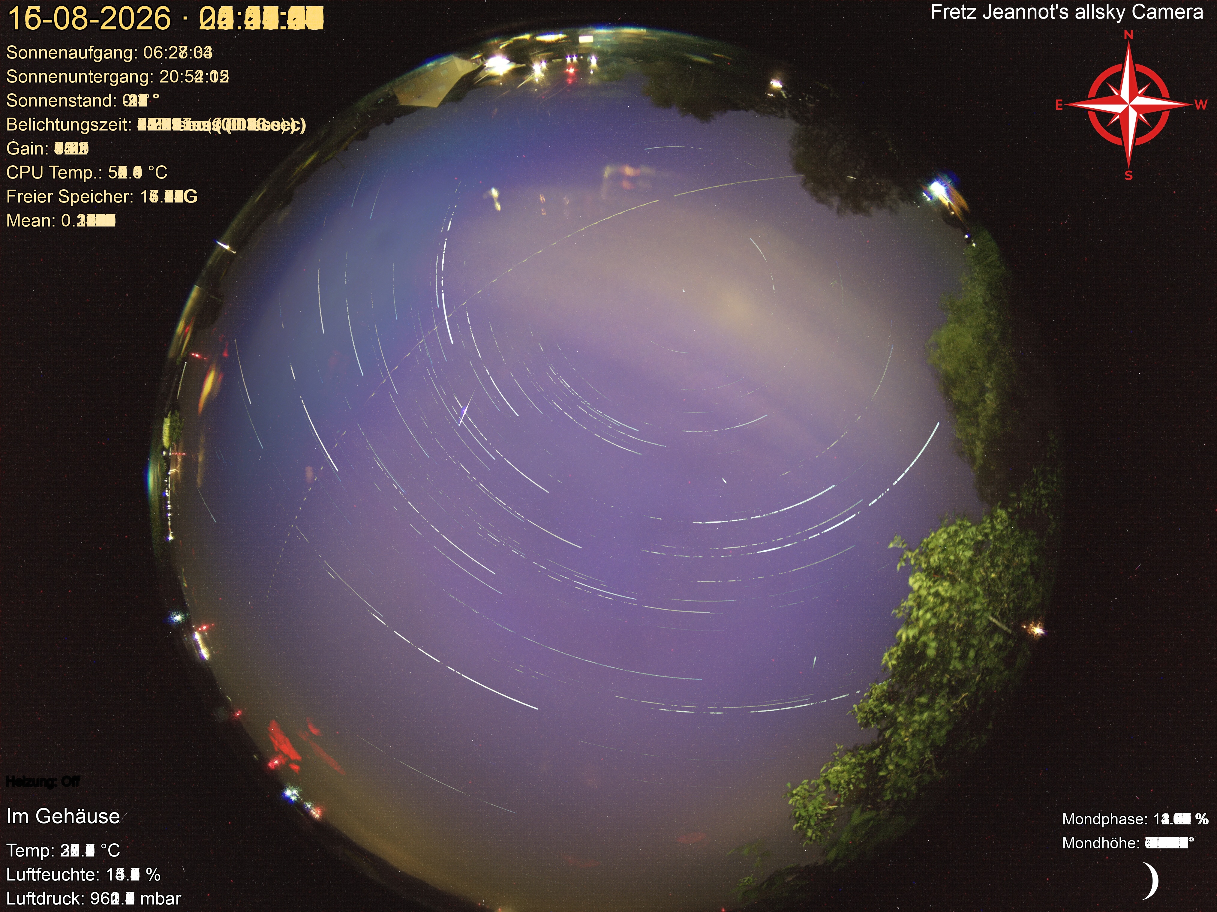Startrail Bild: 15.08.2026