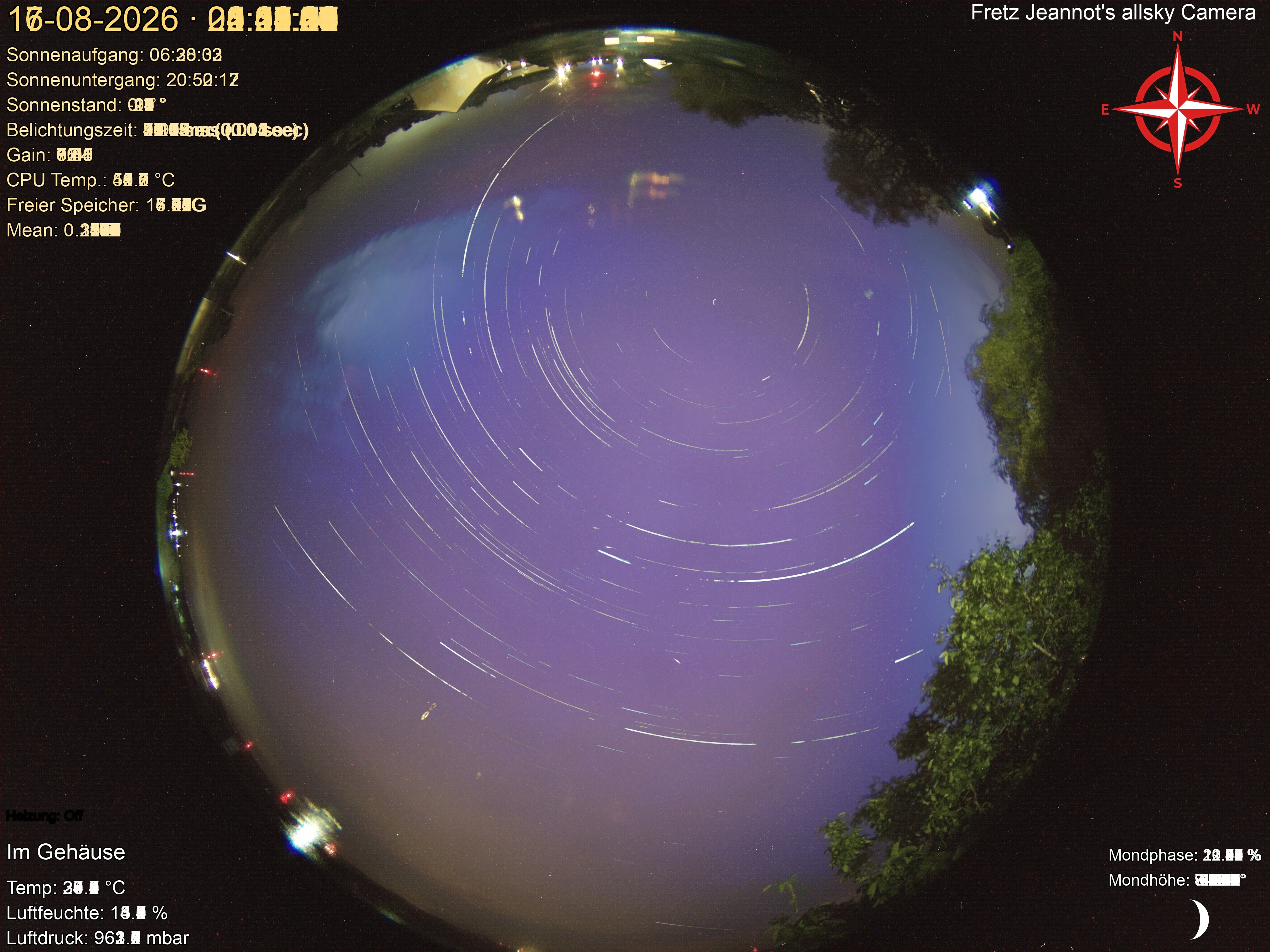 Startrail Bild: 16.08.2026