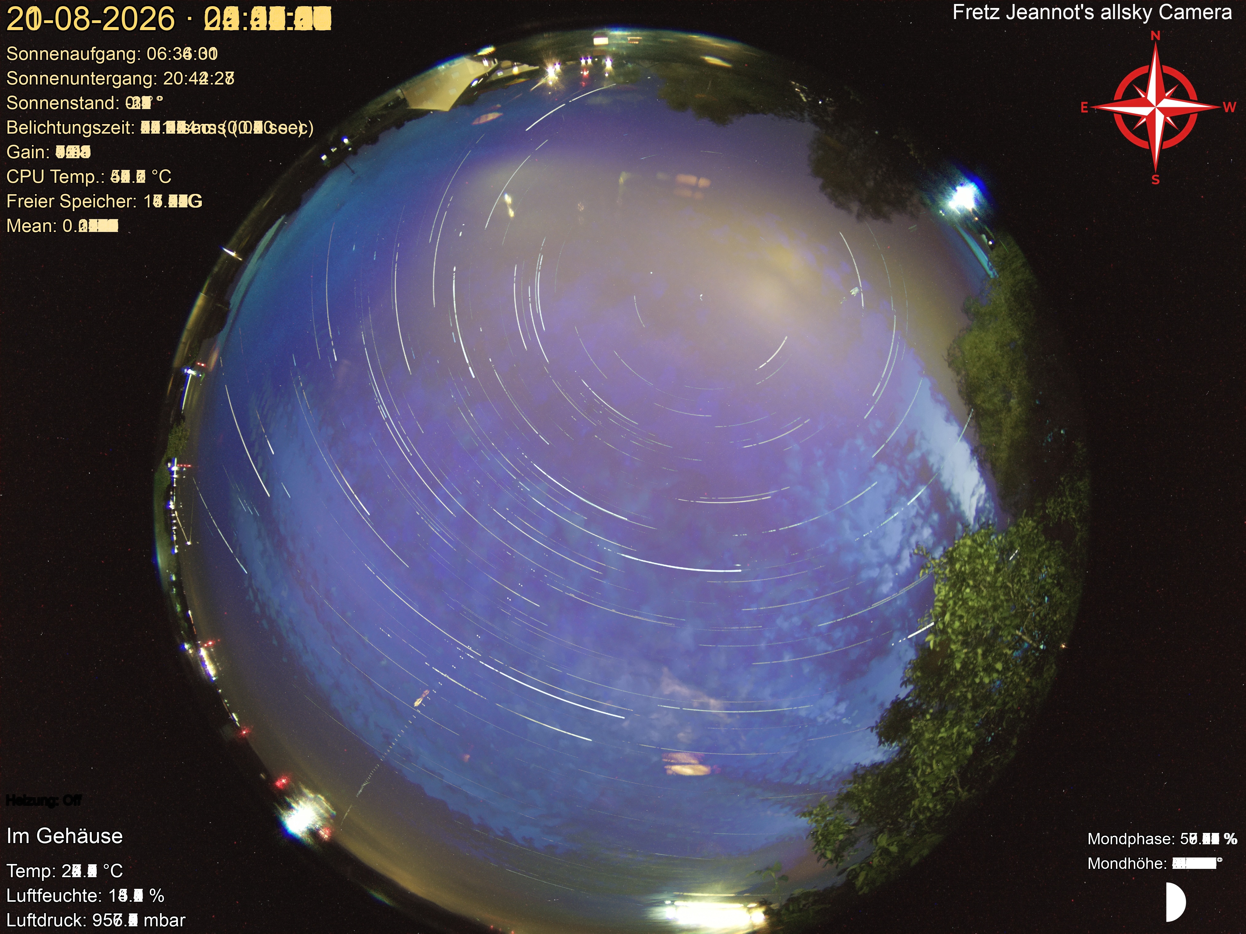 Startrail Bild: 20.08.2026
