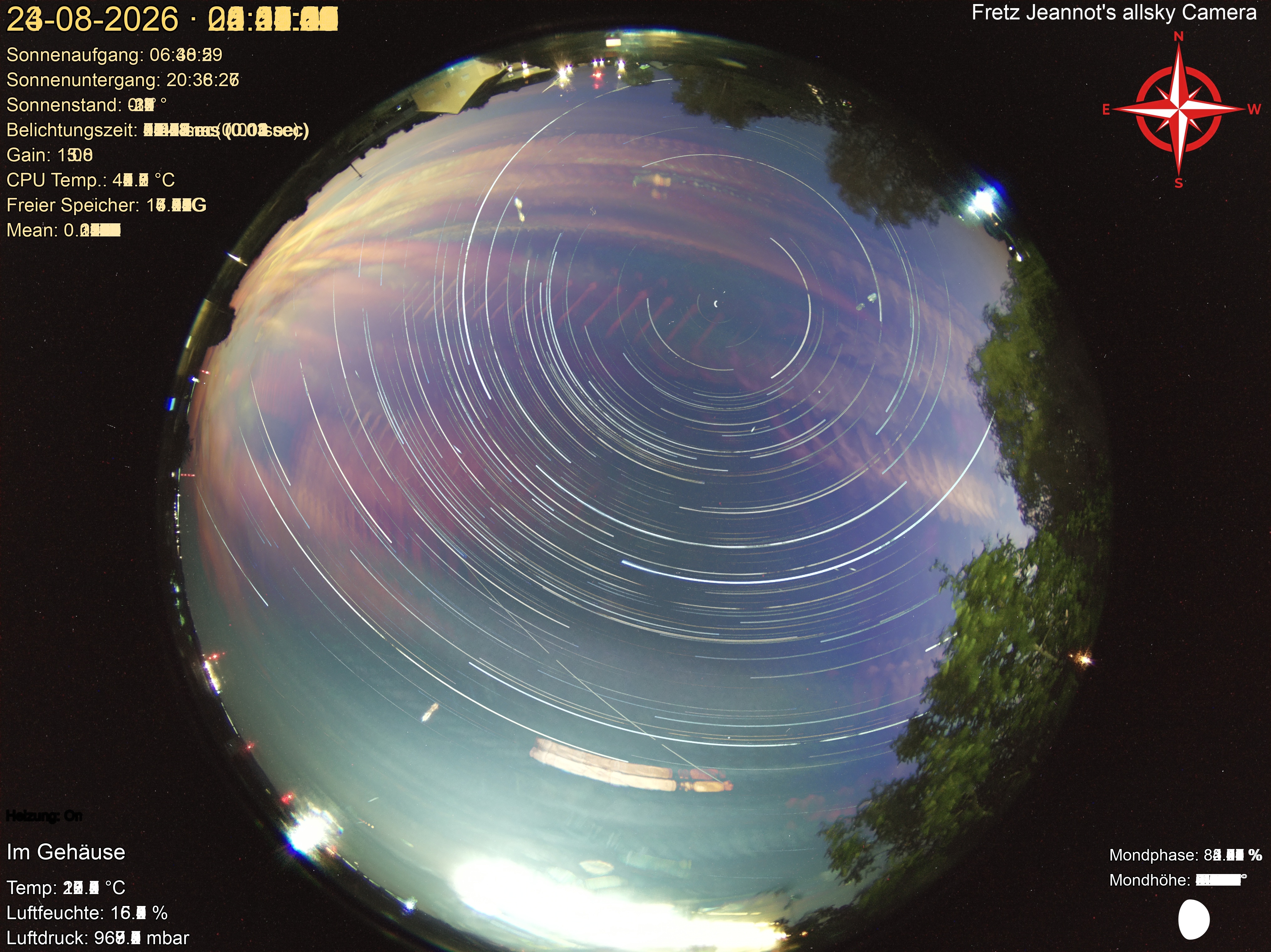 Startrail Bild: 23.08.2026