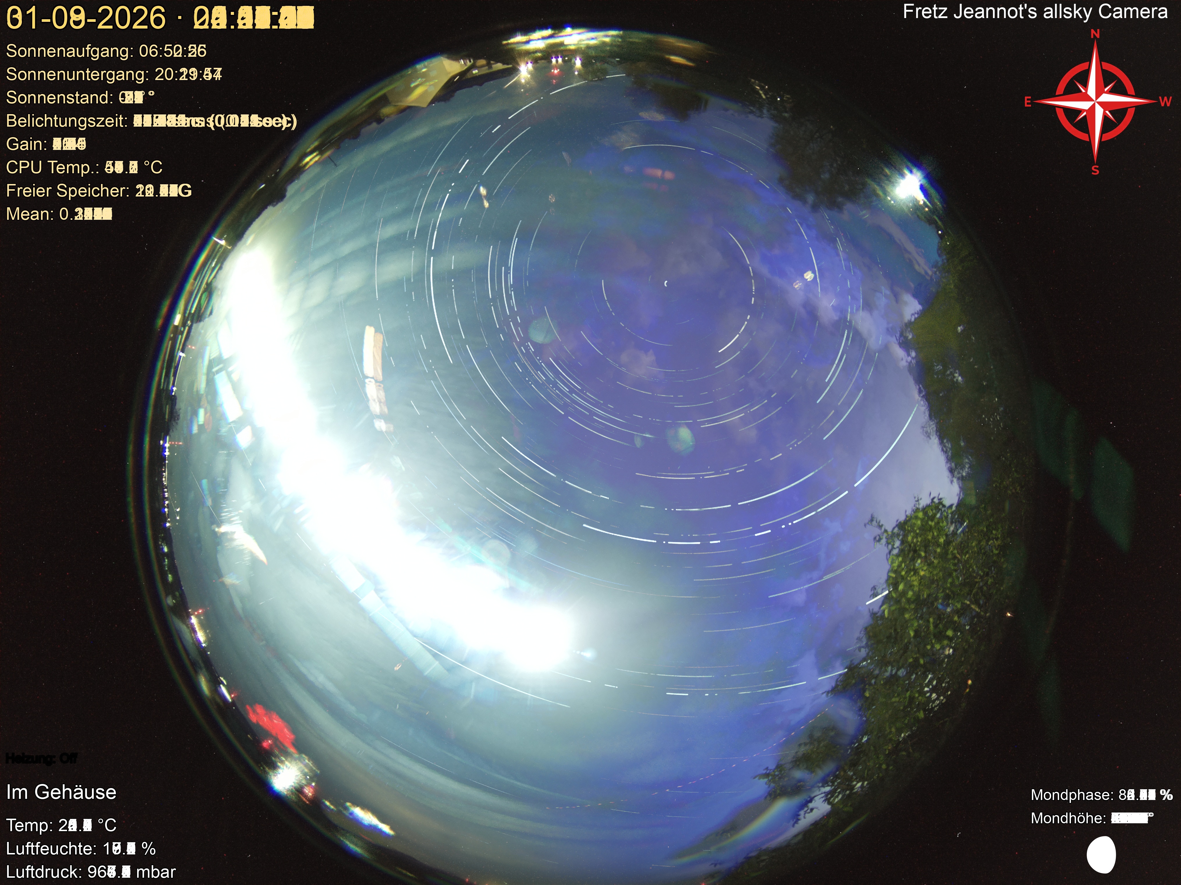Startrail Bild: 31.08.2026
