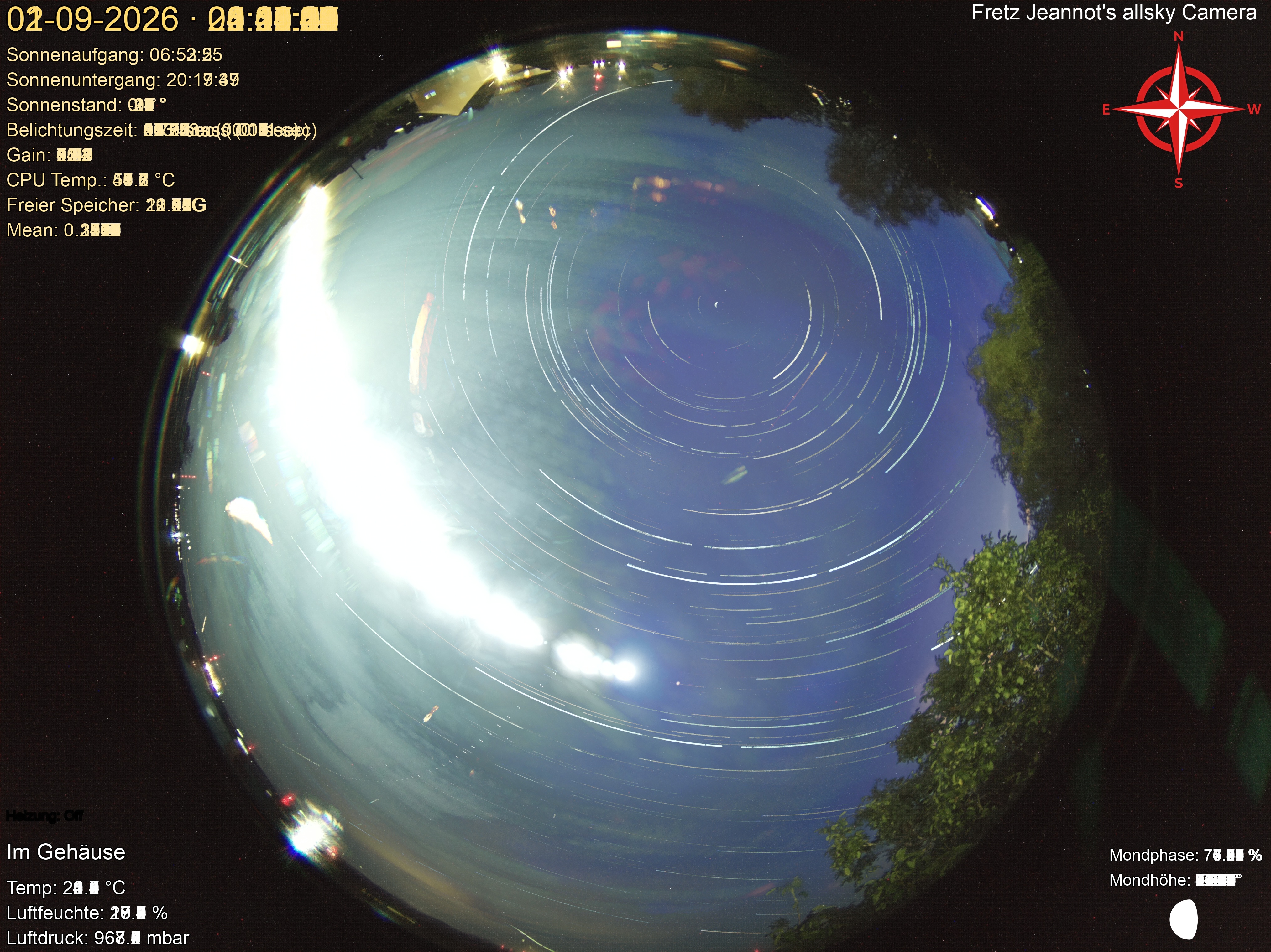Startrail Bild: 01.09.2026