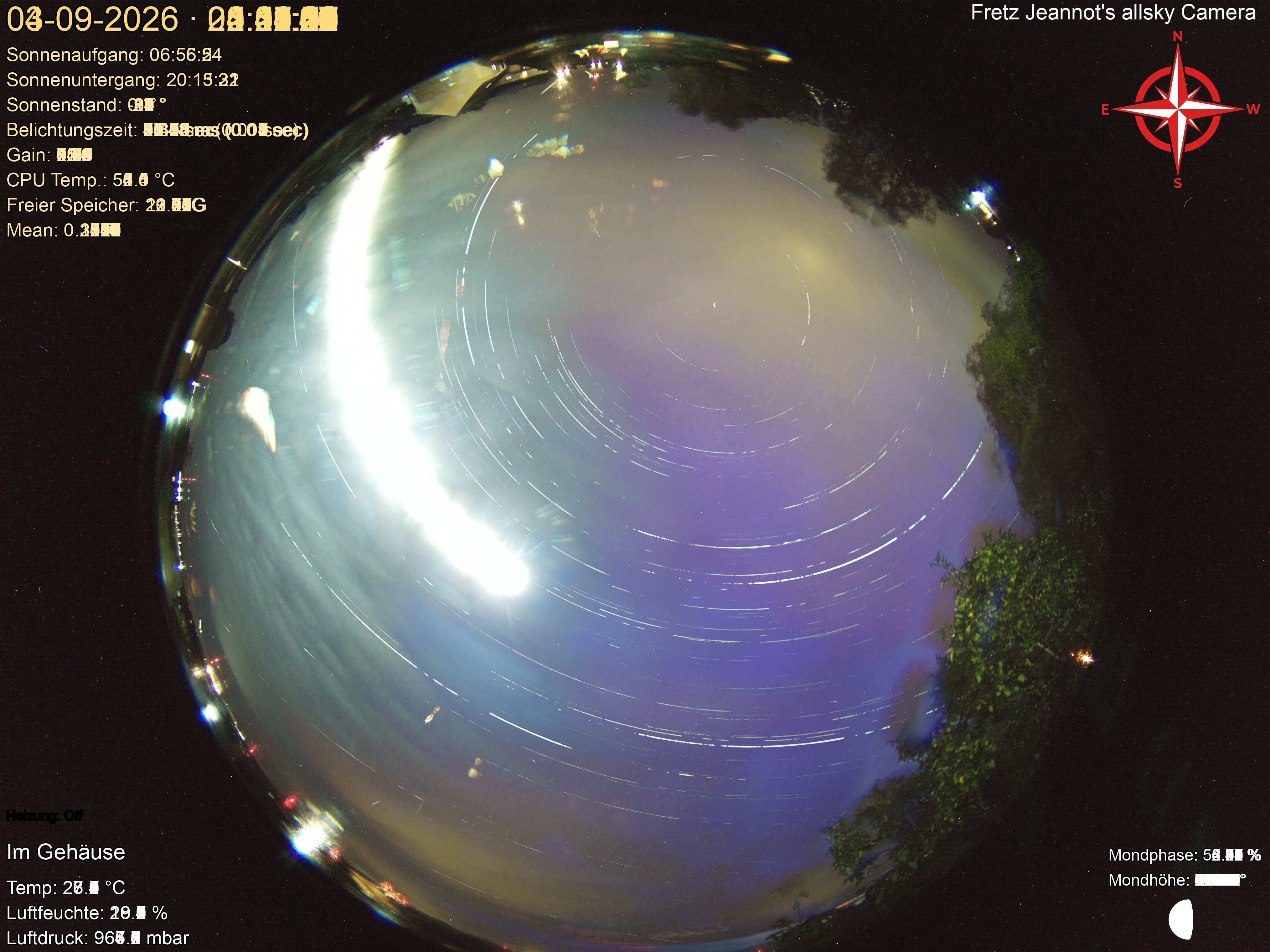 Startrail Bild: 03.09.2026