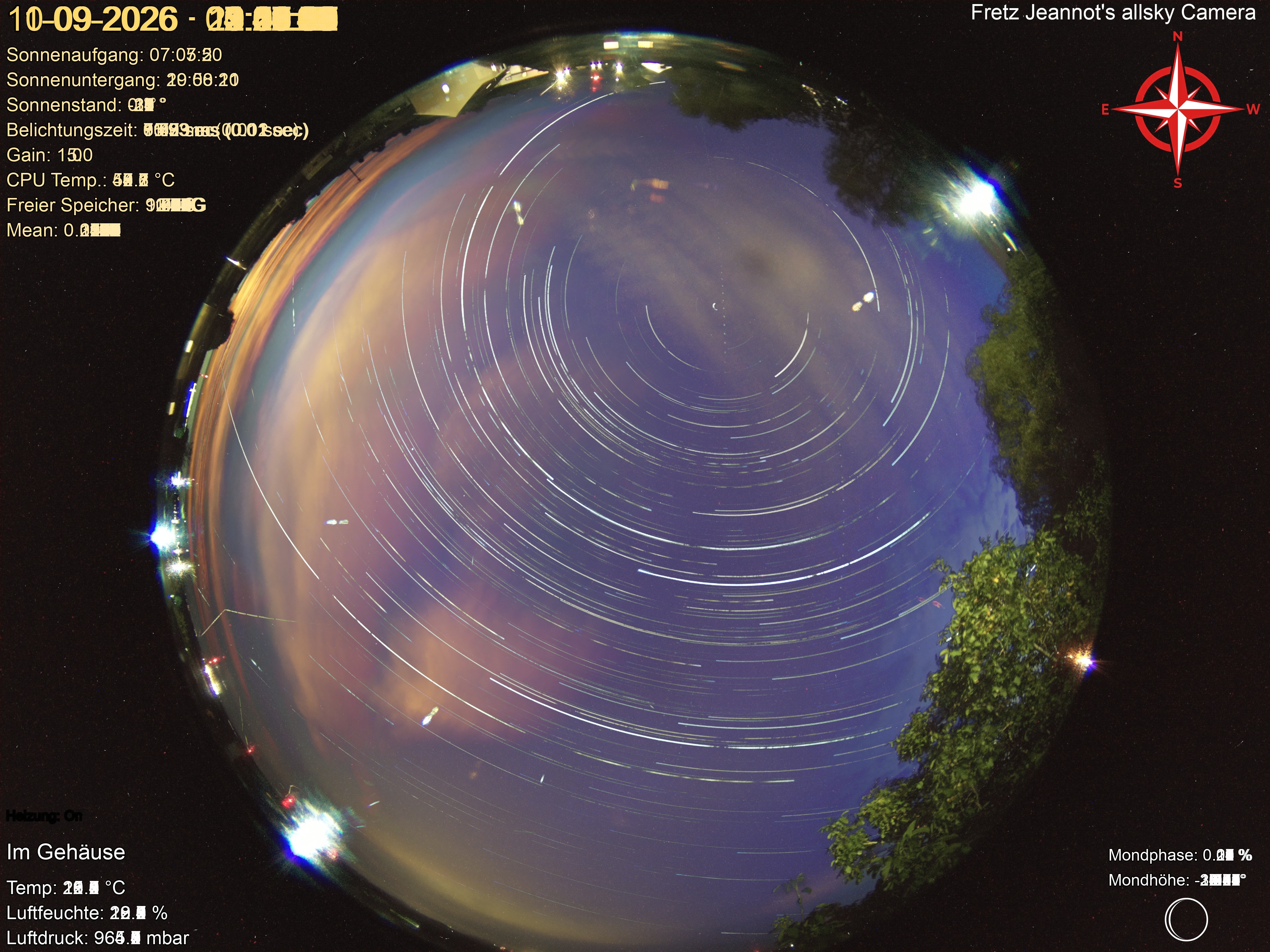 Startrail Bild: 10.09.2026