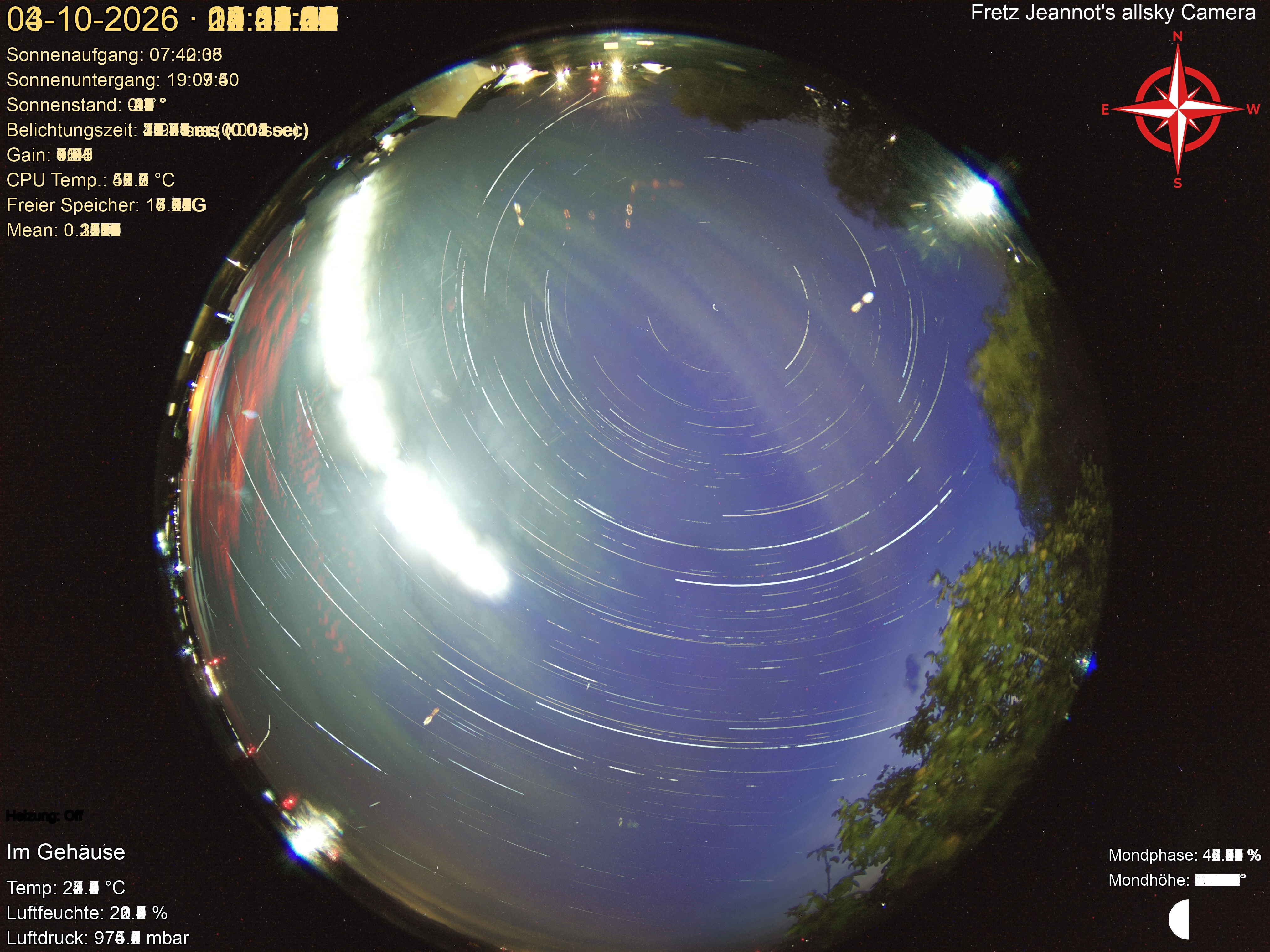 Startrail Bild: 03.10.2026