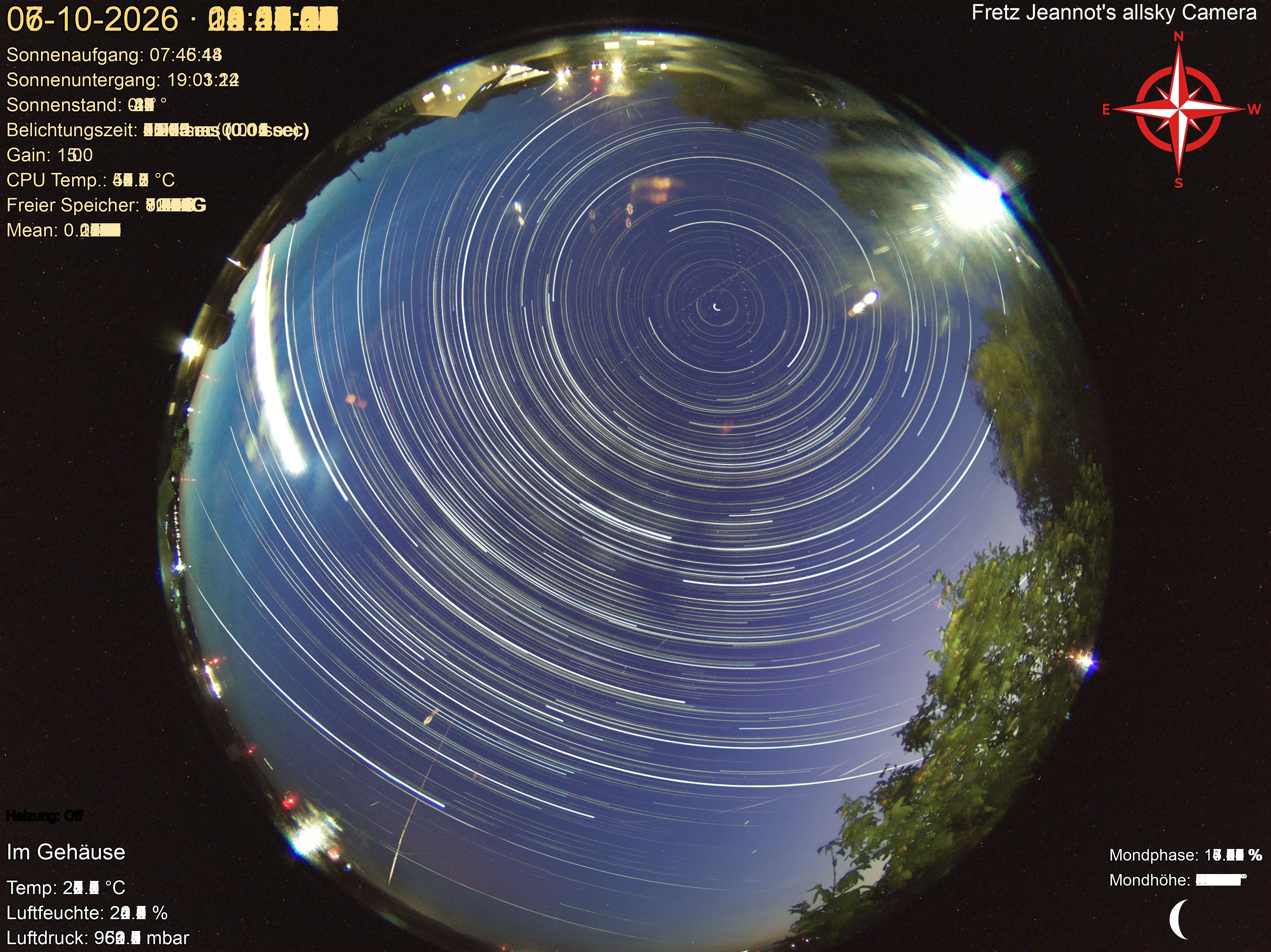Startrail Bild: 06.10.2026